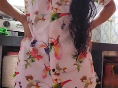 Fille, En levrette, Famille, Indienne, Cuisine, Domestique, Réalité, Oncle