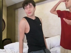 18, アナル, 舐める尻, イく瞬間, 毛深い, 筋肉, スペイン人, ティーン