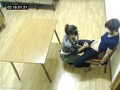 Caught on web cam - punishment for cording me up
