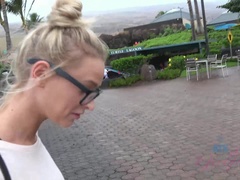 Leie, Blondine, Freundin, Brille, Pov, Geschwollene nippel, Muschi, Rasiert