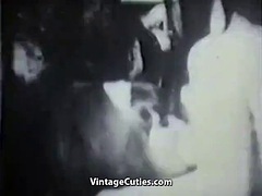 Horny couples enjoy fucking each other 1960s vintage