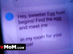 Easter Day Egg Hunt Goes Wild When Big Titted StepMom Siri Dahl Buts Bunny Tail Butt Plug
