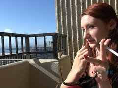 Amateur, Sucer une bite, Éjaculation interne, Petite amie, Branlette thaïlandaise, Masturbation, Pov, Fumer