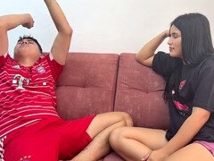 18 años, Beso negro, Tía, Culo grande, Casero, Marido, Mamá, Madrastra