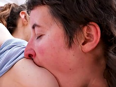 素人, 脇の下, フェラチオ, フェティッシュ, 指いじり, キス, レズビアン, なめる