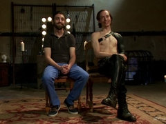 Bondage domination sadisme masochisme, Queue, Face assise, Doigter, Orgasme, Prostate, Rugueux, Esclave