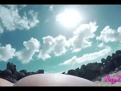 Pijpbeurt, Hondjeshouding, Dik, Hd, Gezichtspunt, Openbaar, Strippen, Nat