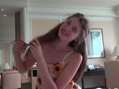 Blasen, Braunhaarige, Besamung, Fingern, Handjob, Muschi, Weibliche ejakulation, Nass