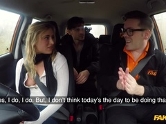 Cul, Blonde, Voiture, En levrette, Seins naturels, Pov, Gicler, Nénés