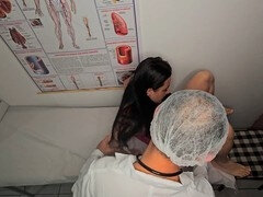 Enthousiasteling, Kont naar mond, Grote kont, Braziliaans, Vingeren, Gynaecoloog, Hd, Latijnse vrouw