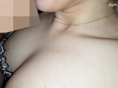 A beautiful and elegant married woman with big jugs POV sex