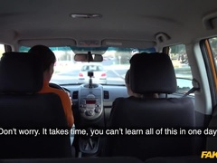 Botas, Coche, Polla, Europeo, Pov, Coño, Cabello corto, Medias largas