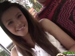 Cul, Sucer une bite, Tir de sperme, Hard, Petite femme, Adolescente, Thaïlandaise, Nénés