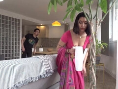 デカパイ, フェラチオ, 茶髪の, 惨い, チン, 顔射, ハードコア, インド人