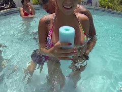 Desnudo, Fiesta, Piscina