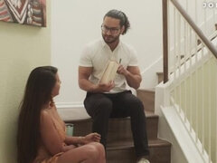 A MILF Preacher Visits for a Steamy Interracial Encounter