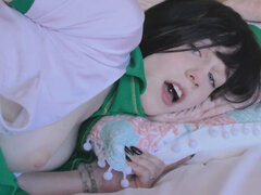 Petite schoolgirl is getting fucked by a hung stallion