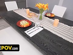 Hundestellung, Hd, Mutti, Muschi, Kurzes haar, Sohn, Scherzbold, Tanga