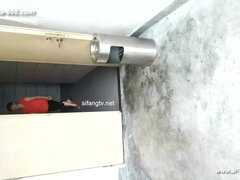 Enthousiasteling, Aziatisch, Grote kont, Huisgemaakt, Openbaar, Spion, Toilet, Bekijker