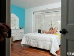 Blond, Pijpbeurt, Sperma shot, Sperma in gezicht, Huisvrouw, Moeder, Zoon, Stiefmoeder