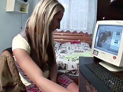 Young Teen get fuck for money when her parents not at home