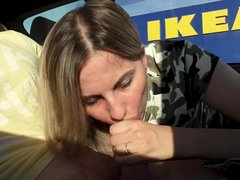 Assistant and Manager - Dream Public Blow-Job in Van at Ikea Parking