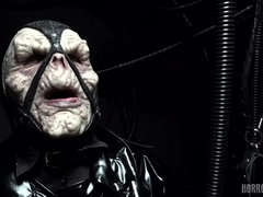 Bondage discipline sadomasochisme, Bizar, Blond, Sperma, Fetisj, Hardcore, Latex, Masker