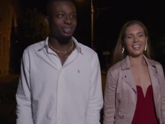 Partygoer spends the night having interracial sex