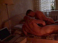 Blindfold, russian sexwife, 3some