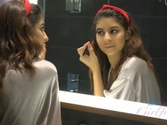 Culo, Morena, Novia, Perforación, Pov, Coño, Afeitado, Ducha