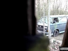 Sadomasochismus, Bizarr, Blasen, Braunhaarige, Fetisch, Gruppe, Hardcore, Rau