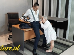 Stellung 69, Blondine, Hundestellung, Frau, Hd, Lecken, Reif, Zwergin