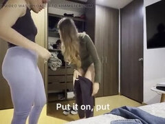 Amateur, Crêpage de chignons, Habillées, Gym, Lesbienne, Chatte, Softcore, Catch