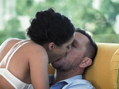 Kont, Lieveling, Bruinharig, Sperma shot, Erotisch, Hd, Softcore pornografie, Tieten likken