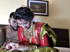 Fait maison, Indienne, Embrassement, Léchez, Mamelons, Chatte, Adolescente, Mariage