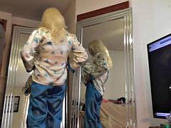 Schwul, Lingerie, Höschen, Satin