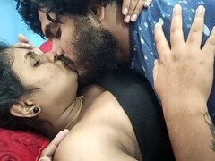 Couple, Poupée, Petite amie, Époux mari, Indienne, Suçant, Tatouage, Pute