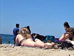 Super Sexy Ass Thongs Bikini teens Beach Voyeur HD Spy Video