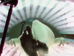 Enthousiasteling, Tsjechisch, Hd, Masturbatie, Softcore pornografie, Zonnebank, Alleen, Bekijker