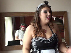 round british maid Lucy pussyfucked