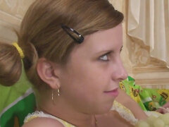 18 años, Amateur, Rubia, Mamada, Sexo duro, Casero, Pequeña, Adolescente