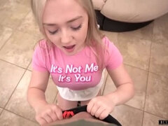 Sucer une bite, Rondelette, Tir de sperme, Fille, Hard, Pov, Chatte, Adolescente