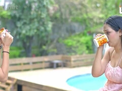 Gorgeous Indian lesbians erotic video