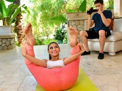 Lul, Hondjeshouding, Zoenen, Latijnse vrouw, Geschoren, Sportoefening, Tiener, Tieten likken