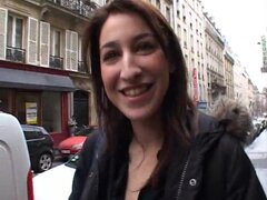 French amateur is blindfolded and surprised with a cock