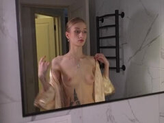 18 jahre, Sperma im mund, Süss, Handjob, Hd, Selbstgemacht, Muschi, Dürr