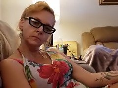 Blond, Rondborstig, Aangekleed, Fetisj, Handbeurt, Hd, Nylonstof, Stiefmoeder