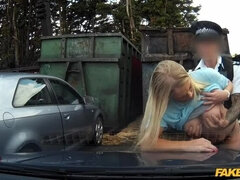 Amateur, Mamada, Coche, Pareja, Corridas, Estilo perrito, Al aire libre, Coño