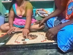 叔母, フェラチオ, 口内発射, 指いじり, 手コキする, 自家製, インド人, スポーツ