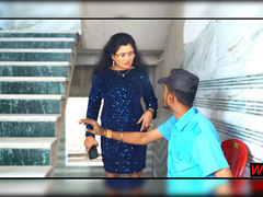 Busty Hindi Housewife Seduces Security Guard - Rough Hardcore Fuck in HD